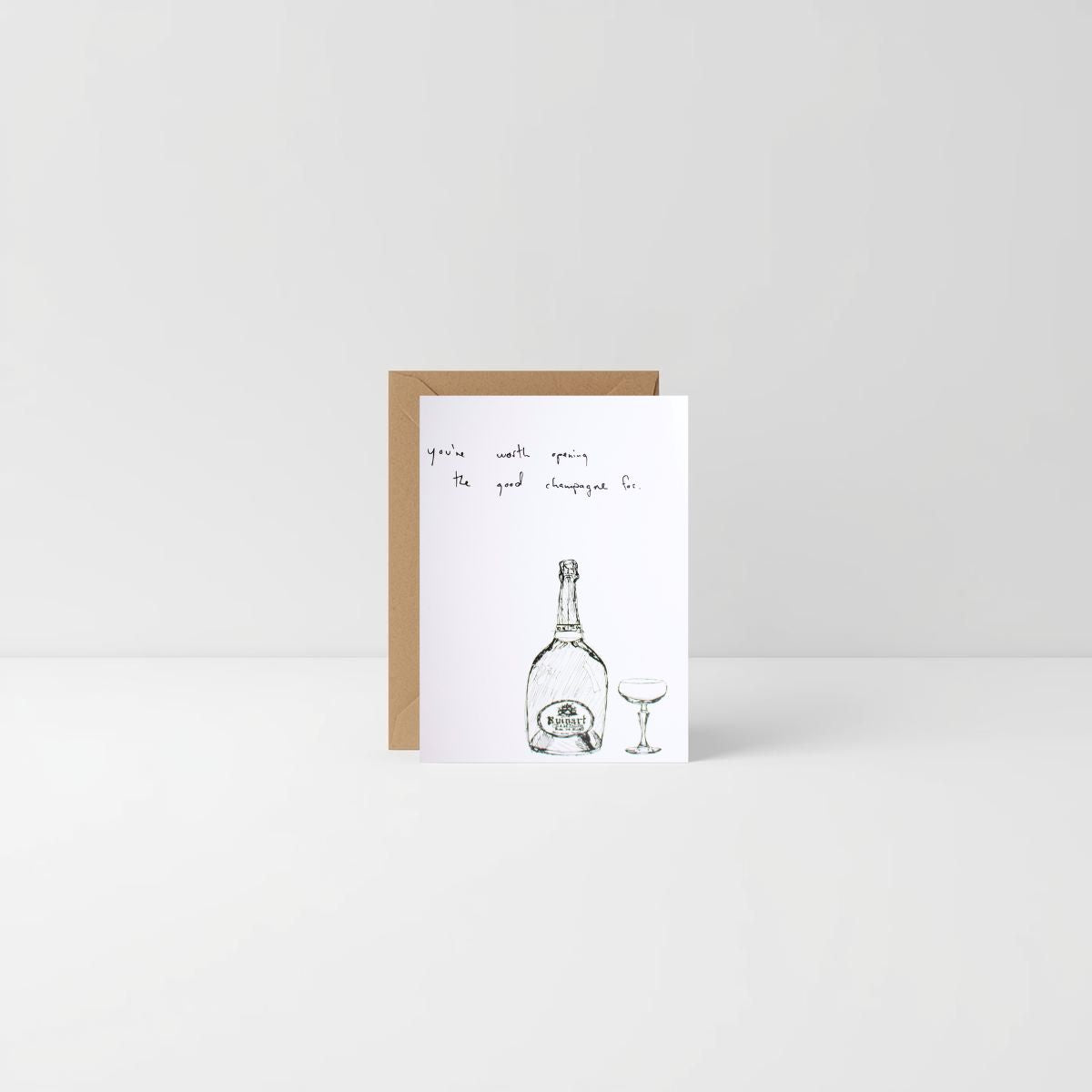 You’re Worth Opening the Good Champagne For By See Aiche
